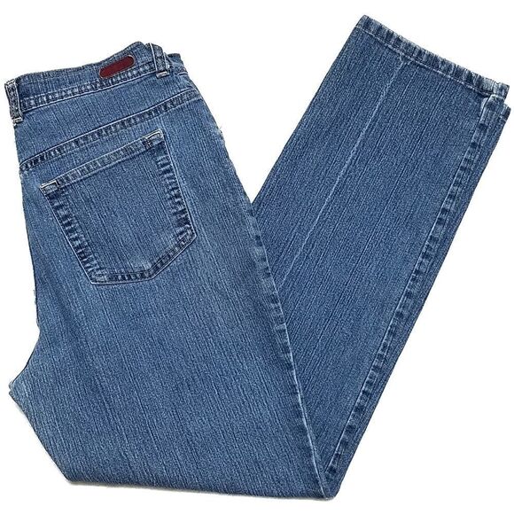 VINTAGE Gloria Vanderbilt Light Wash Stretch Jeans - Picture 1 of 10